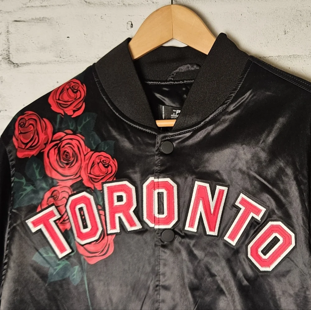 Toronto Raptors Pro Standard Satin Jacket Size XL NWT - Picture 3 of 11